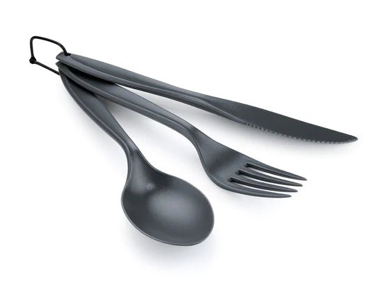 3 Pc. Ring Cutlery Set Grey