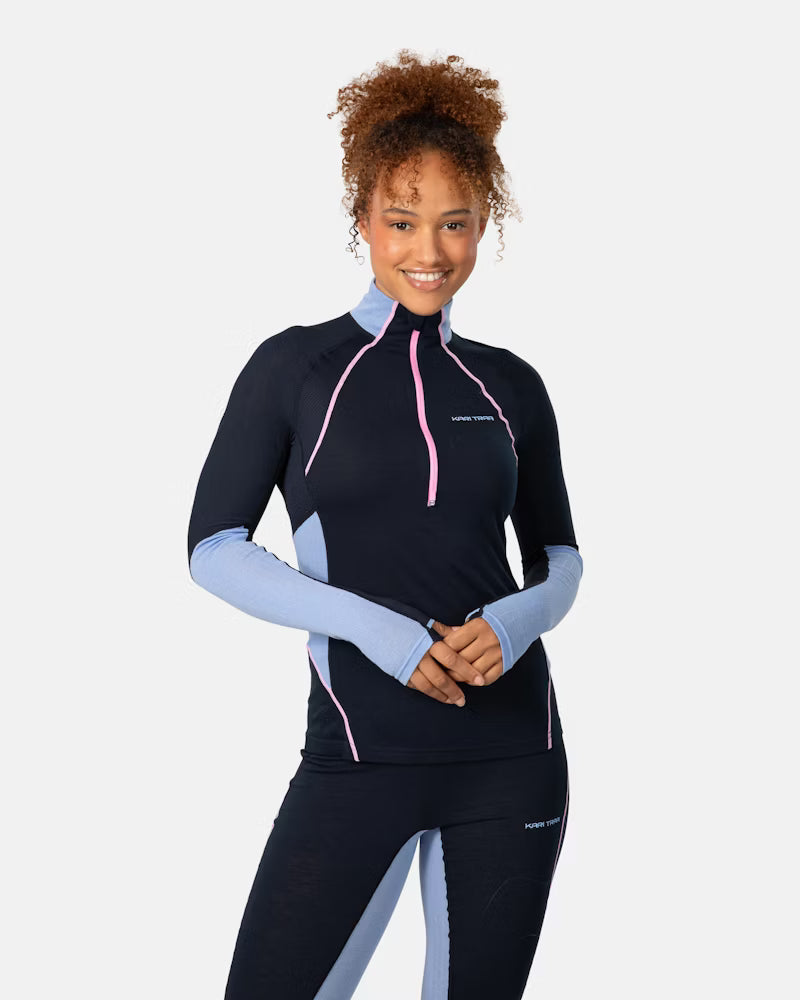 Women's Alma 1/2 Zip Long Sleeve Baselayer Top