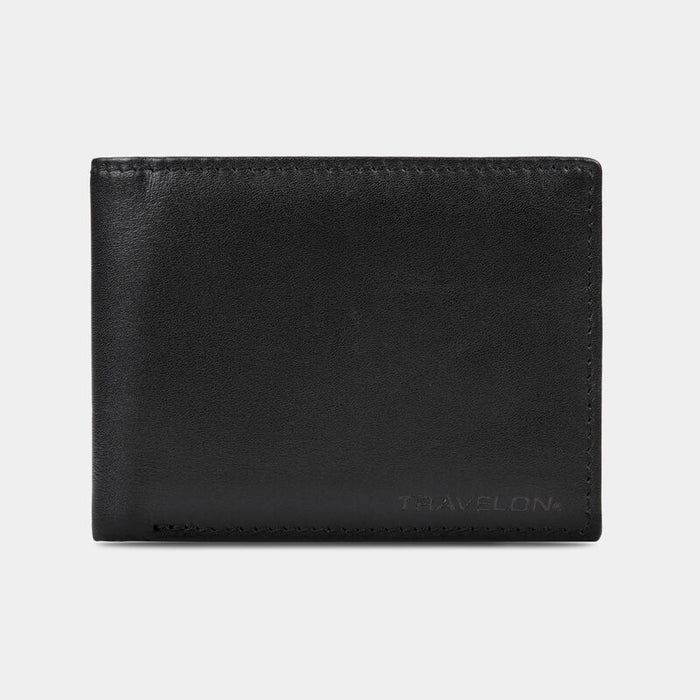 RFID Blocking Leather Billfold Wallet