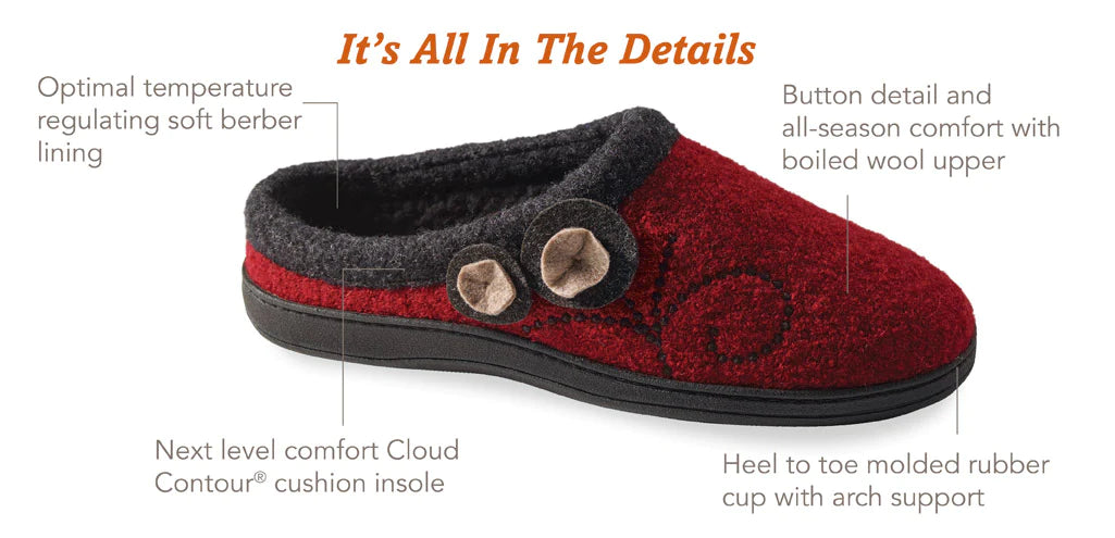 Women's Dara Clog Slippers with Cloud Contour® Cushion
