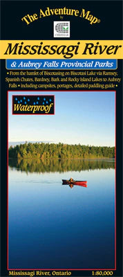 Mississaugi River & Aubrey Fall Provincial Park Map