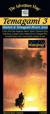 Temagami 3 - Marten River/Temagami River Area Map