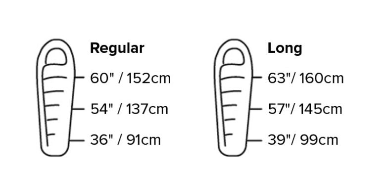 Anthracite 30° Regular Length Mummy Sleeping Bag
