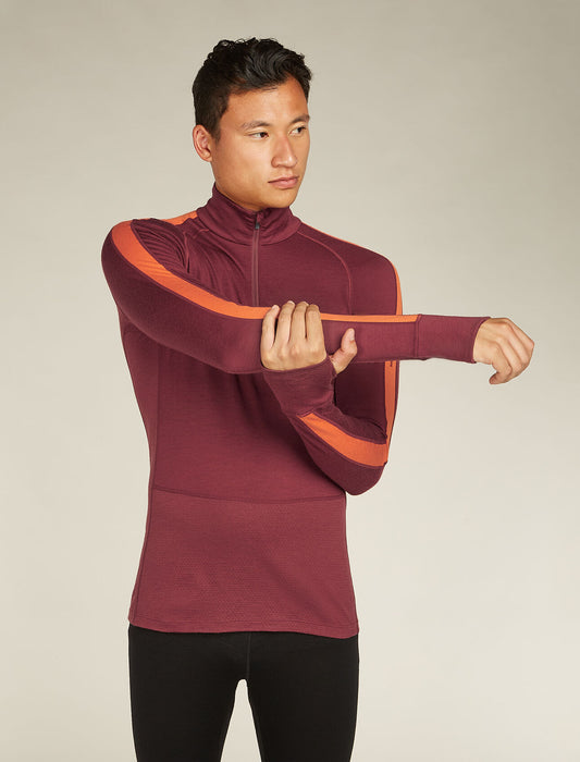 Men's Merino 200 ZoneKnit™ Long Sleeve Half Zip Thermal Top