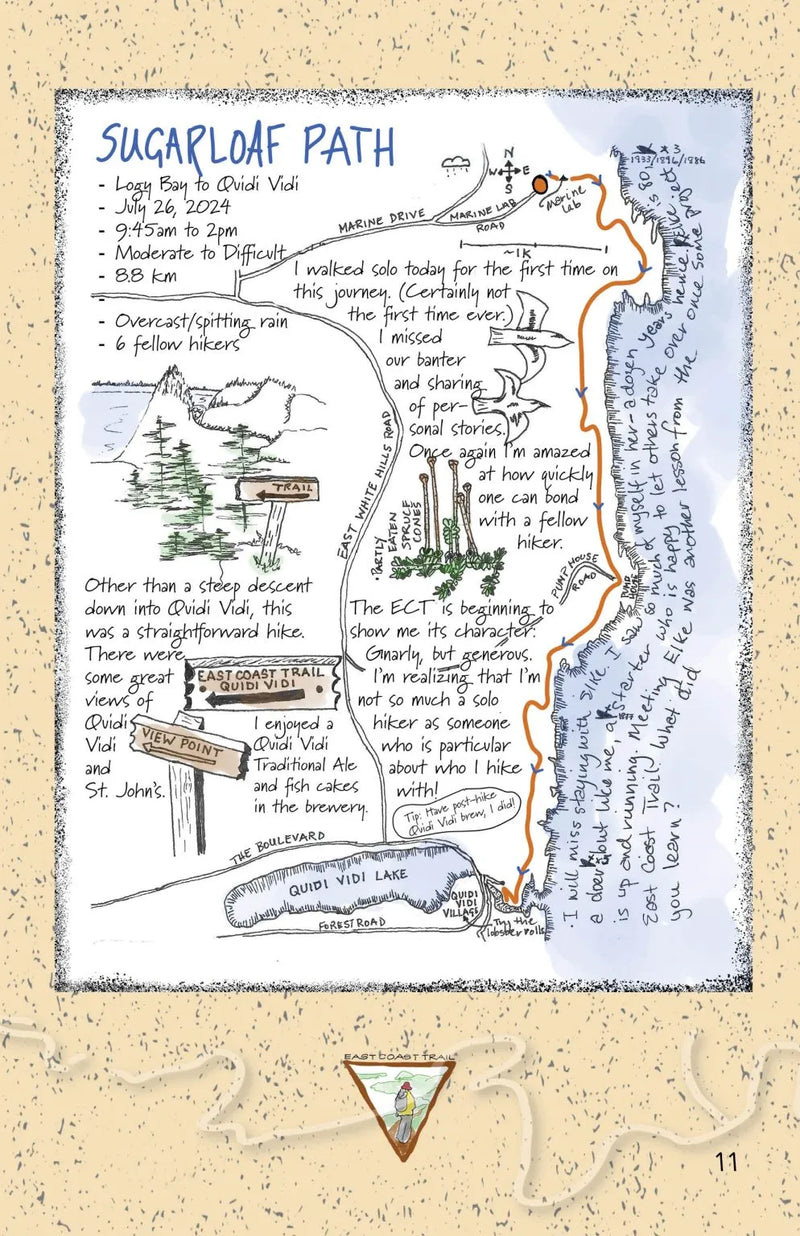 Illustrated Field Journal for Newfoundland’s East Coast Trail