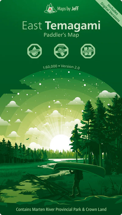 East Temagami - Paddling Map