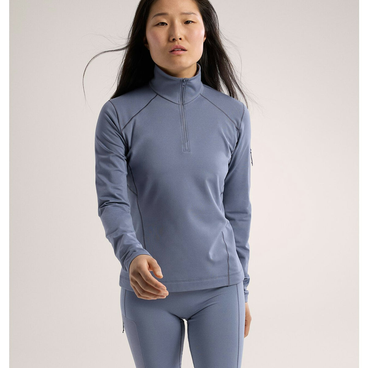 Women's Rho Long Sleeve Zip Neck Base Layer — Sojourn Outdoors