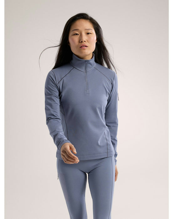 Women's Rho Long Sleeve Zip Neck