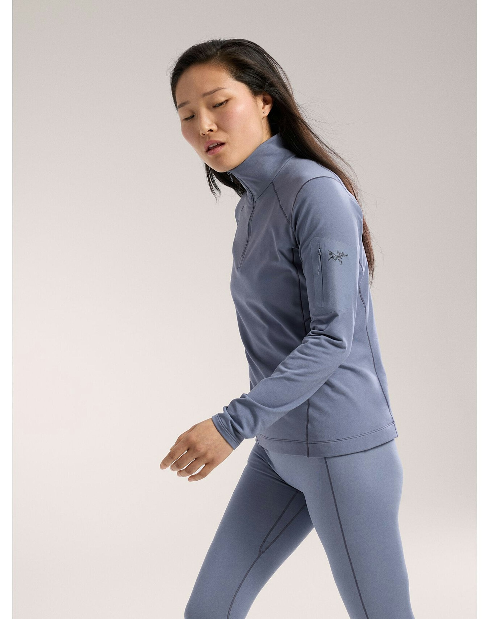Women's Rho Long Sleeve Zip Neck Base Layer — Sojourn Outdoors