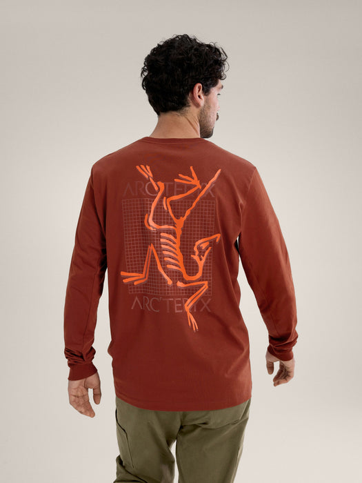 Men's Arc'Multi Bird Logo Long Sleeve Tee Shirt