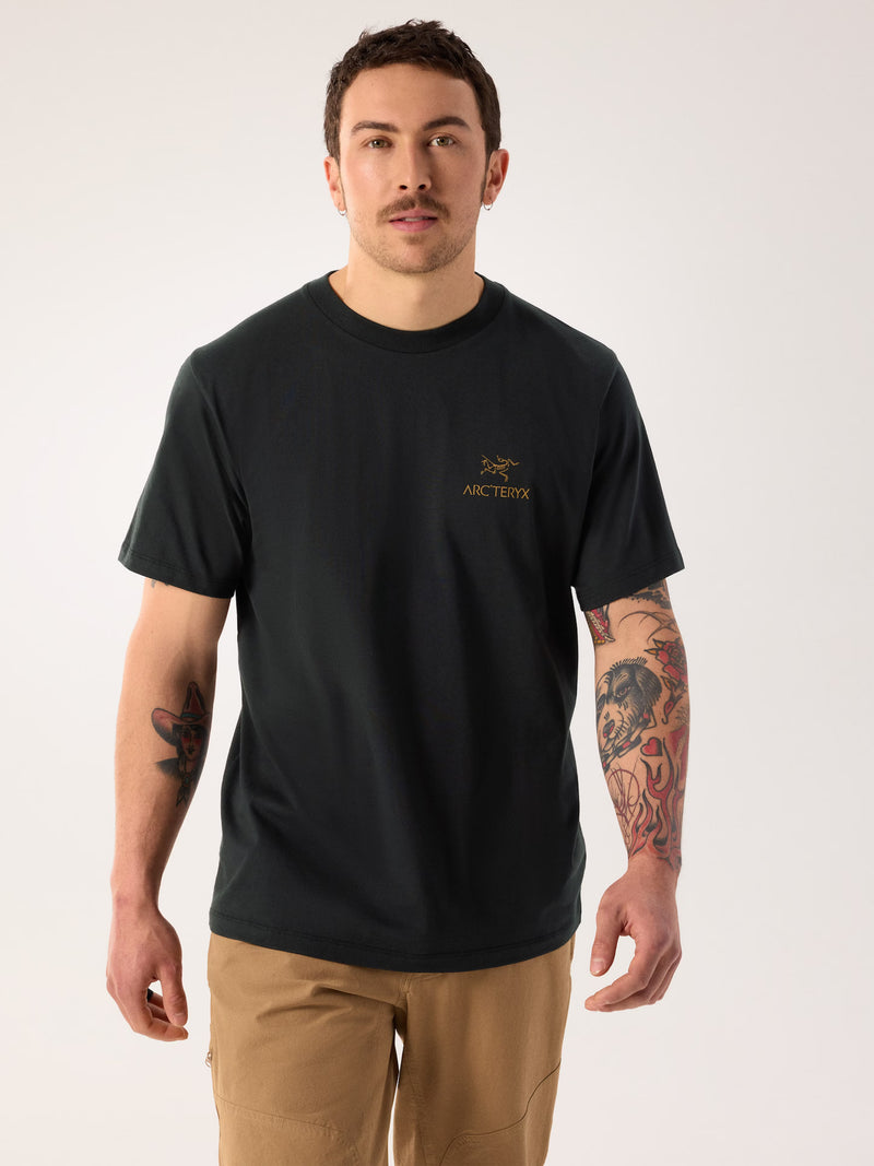 Men's Kragg SL Cotton Bird Word Short Sleeve T-Shirt