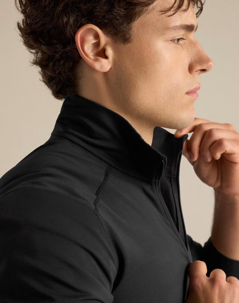 Men's Rho LT Zip Neck Long Sleeve Base Layer
