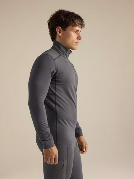 Men's Rho LT Zip Neck Long Sleeve Base Layer