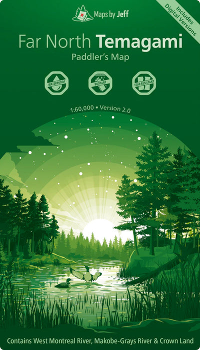 Far North Temagami - Paddling Map