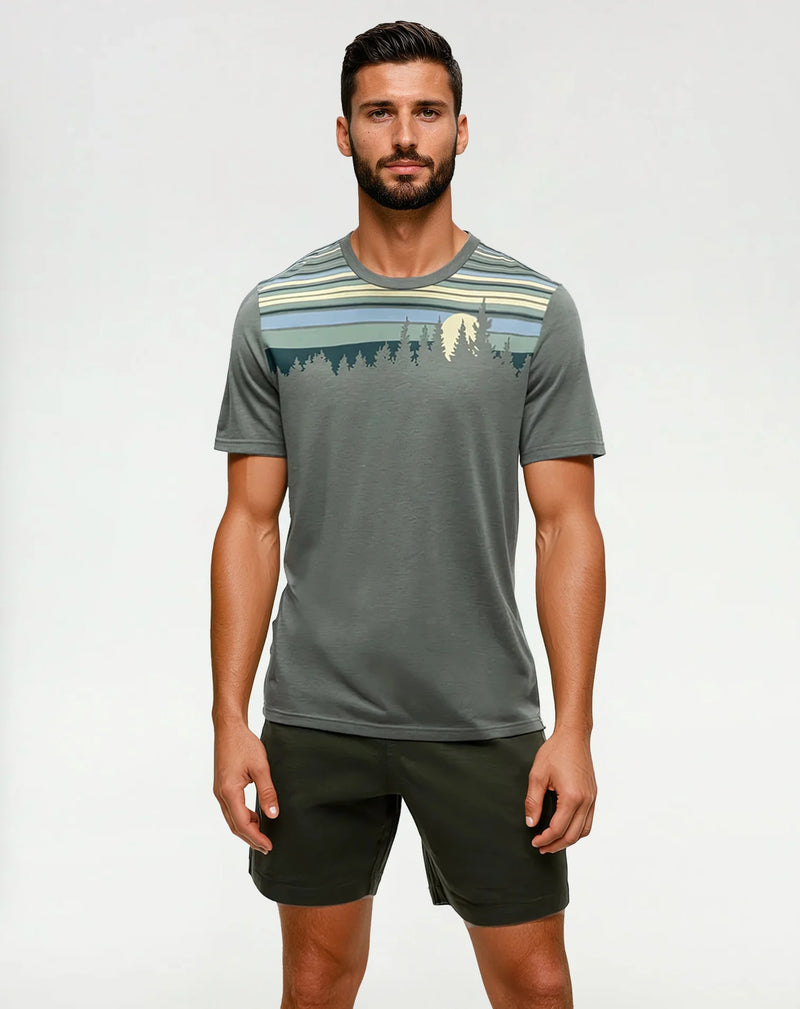 Men's  Retro Juniper Short Sleeve T-Shirt