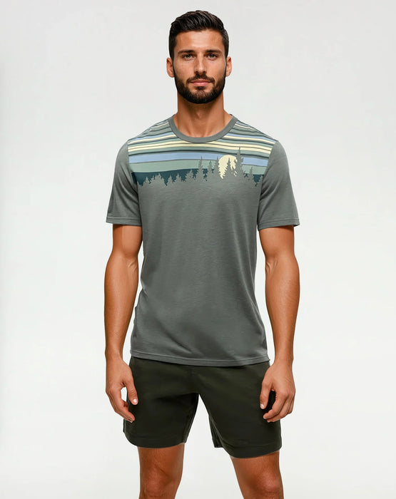 Men's  Retro Juniper Short Sleeve T-Shirt