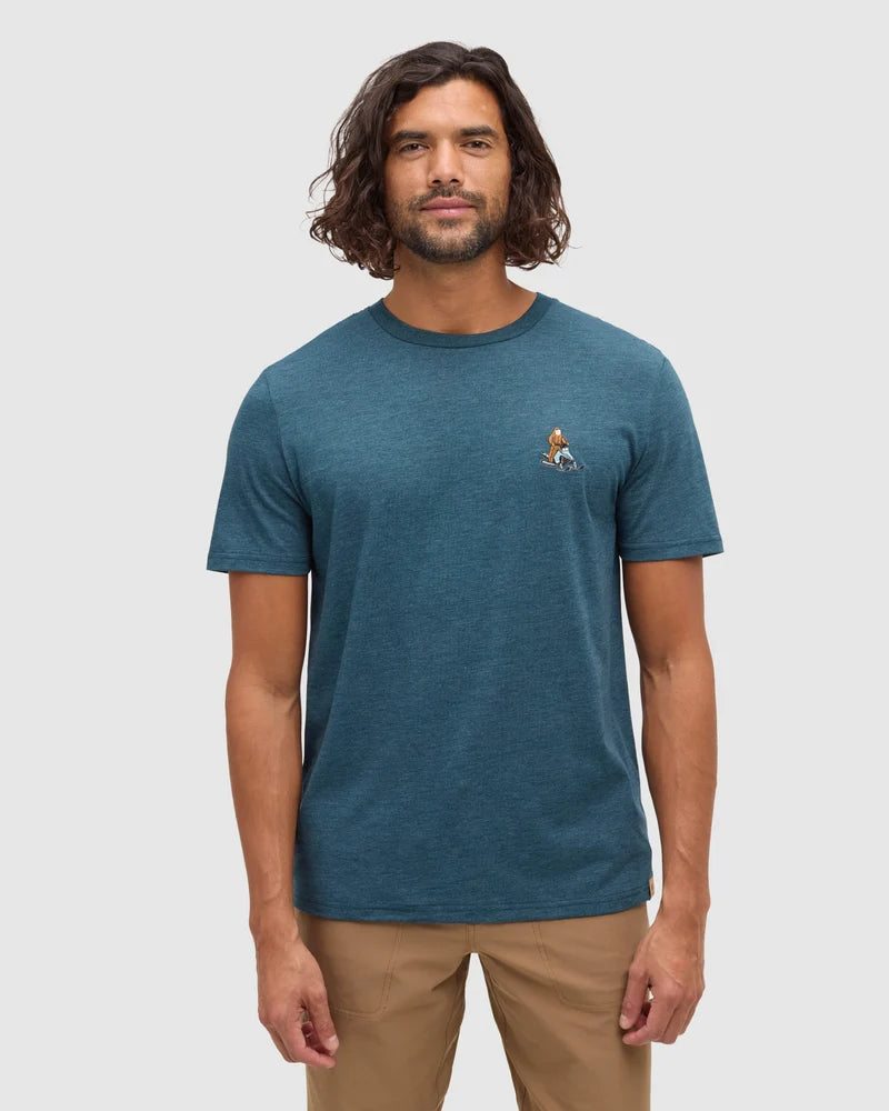 Sasquatch Embroidered Graphic Short Sleeve T-Shirt