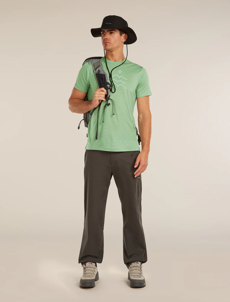 Men's Merino Blend 125 Cool-Lite™ Sphere  Across The Peaks Short Sleeve Tee