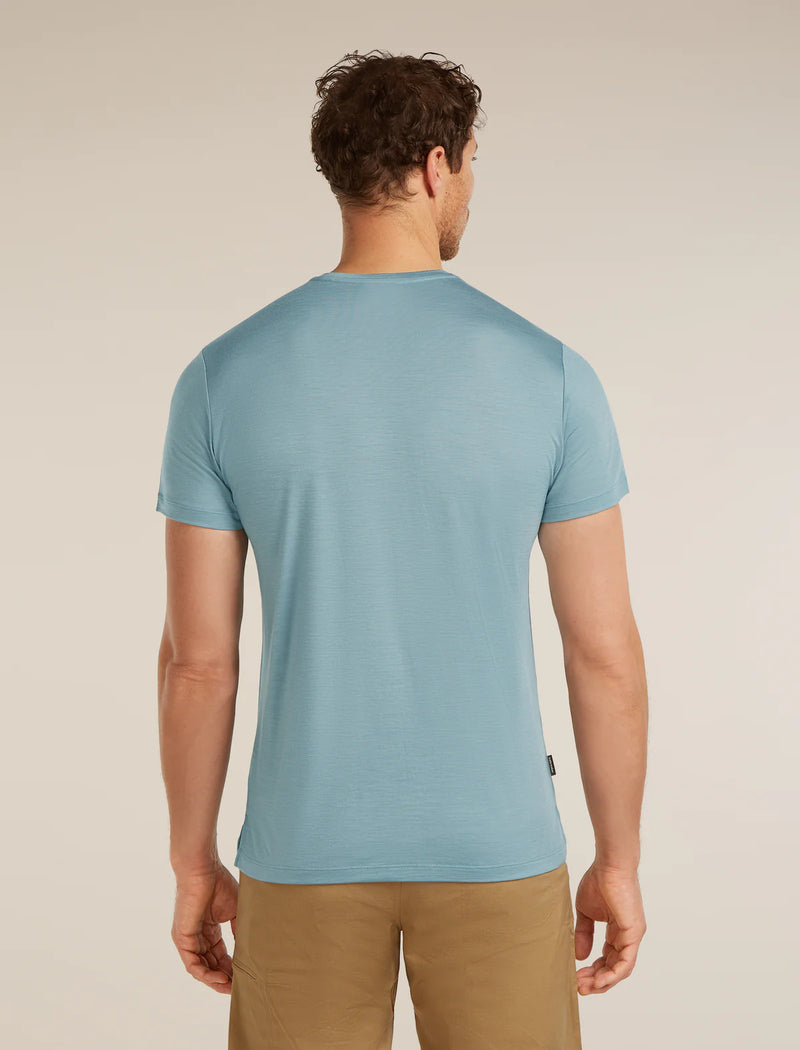Men's Merino Blend 125 Cool-Lite™ Sphere  Across The Peaks Short Sleeve Tee
