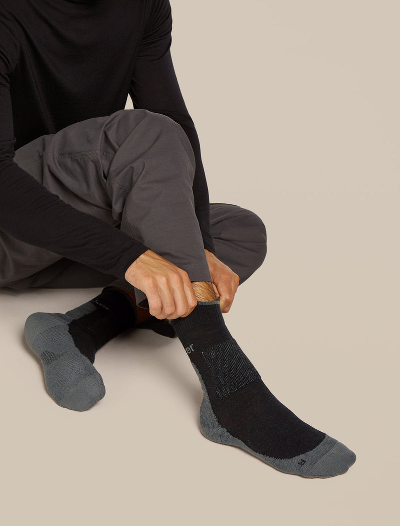 Mens Merino Hike+ Medium Crew Socks
