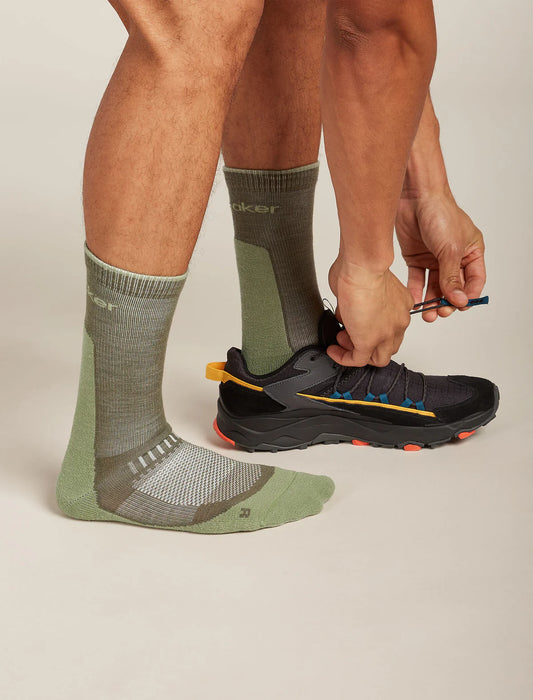 Mens Merino Hike+ Light Crew Socks