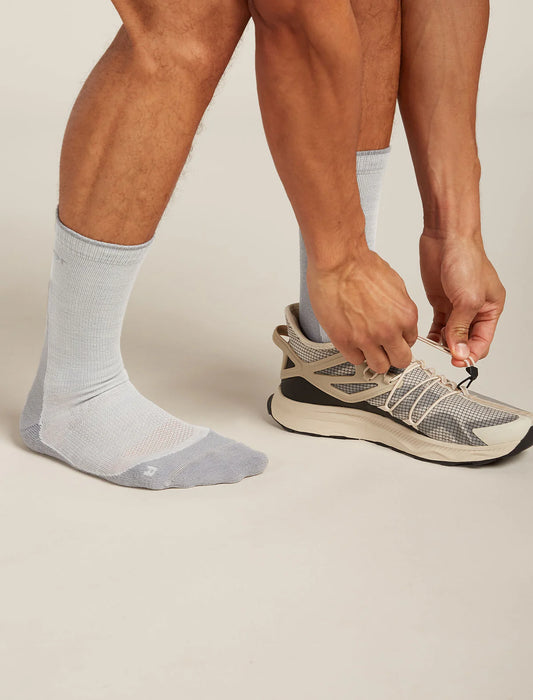 Mens Merino Hike+ Light Crew Socks