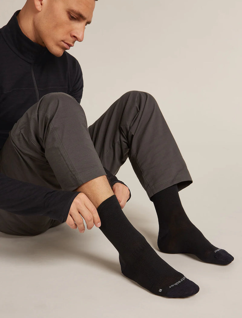 Mens Merino Hike+ Liner Crew Sock