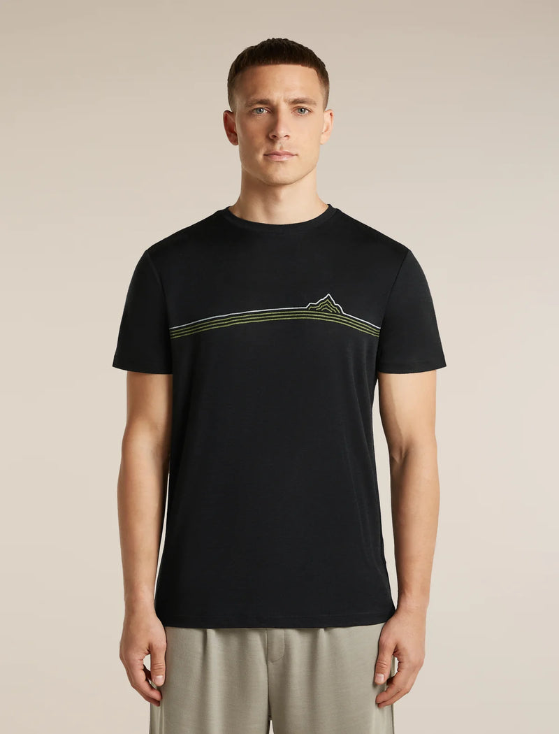 Men's Merino 150 Tech Lite Short Sleeve Range Stripes Tee