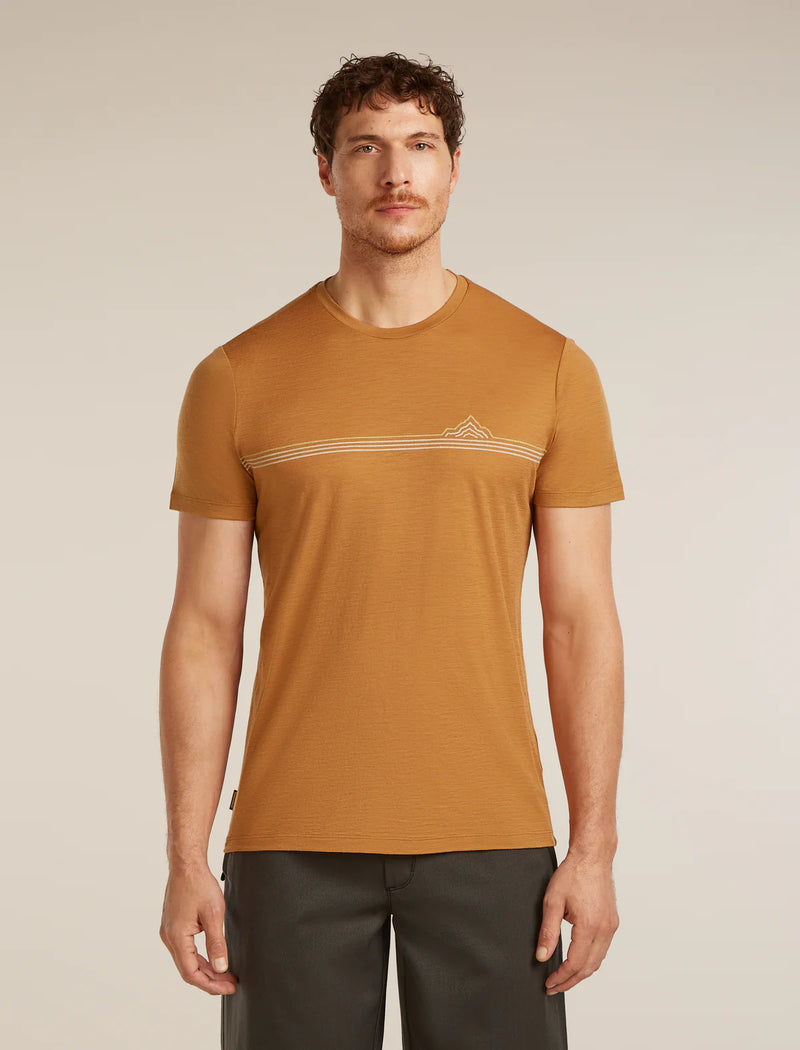 Men's Merino 150 Tech Lite Short Sleeve Range Stripes Tee