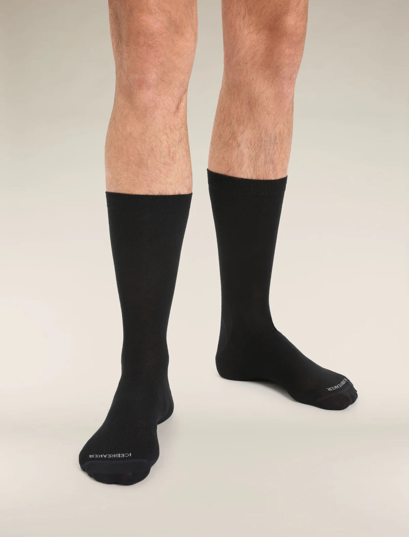 Men's Merino Lifestyle Fine Gauge Crew Sock