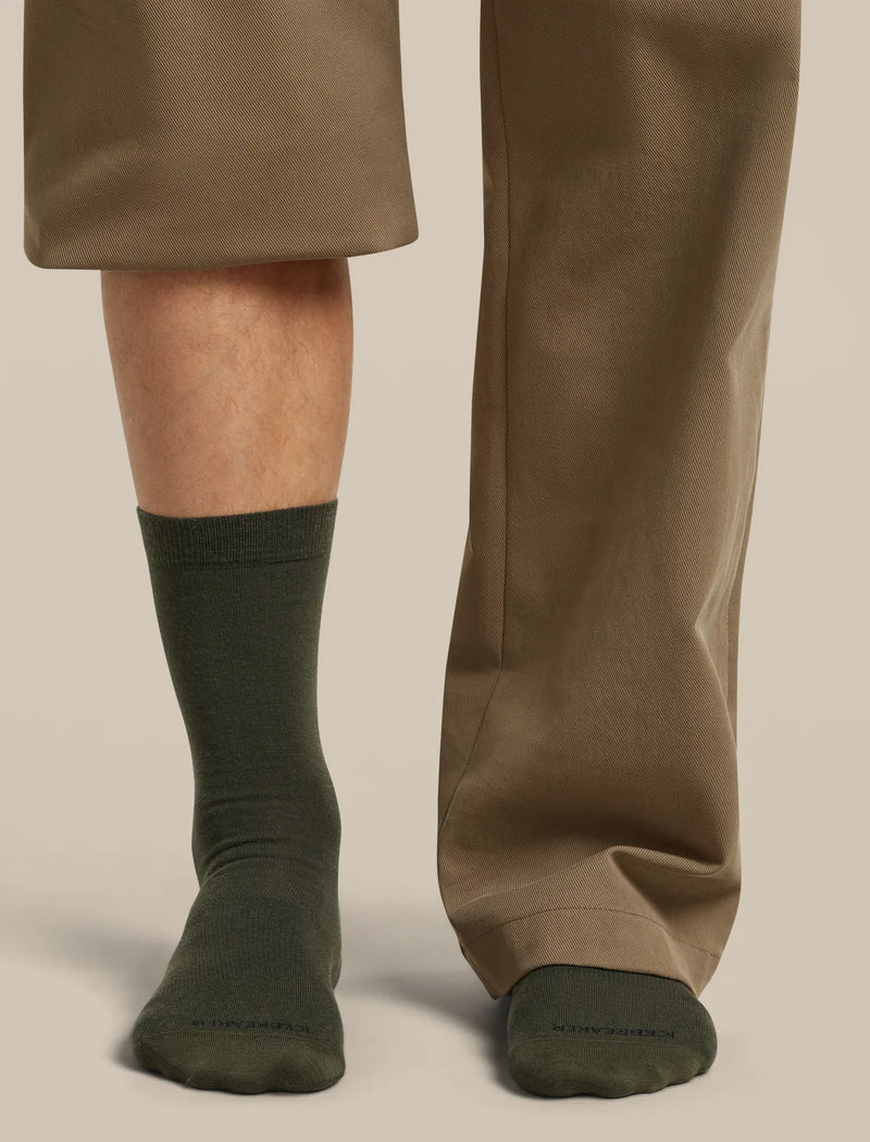 Men's Merino Lifestyle Fine Gauge Crew Sock