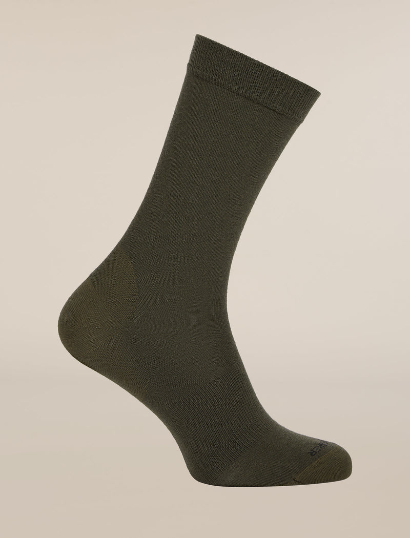 Men's Merino Lifestyle Fine Gauge Crew Sock