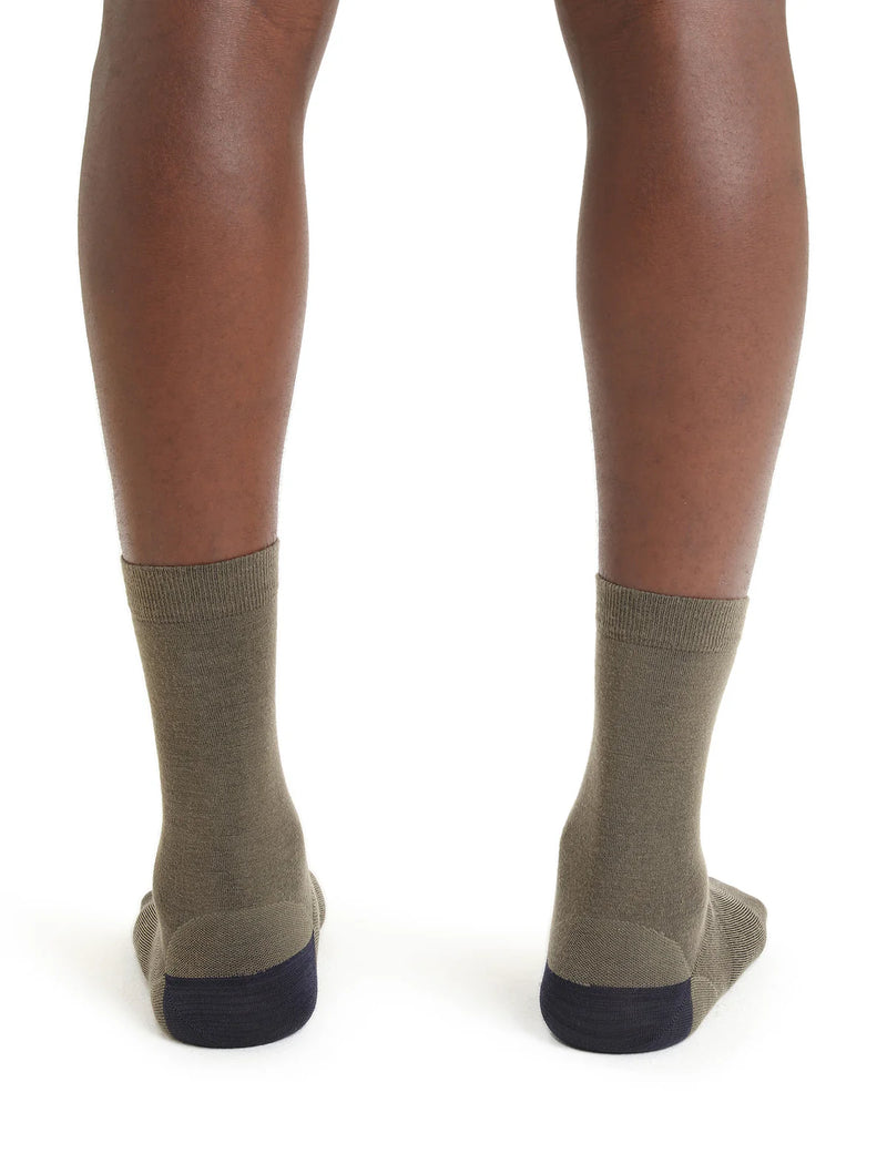 Men's Merino Lifestyle Fine Gauge Crew Sock