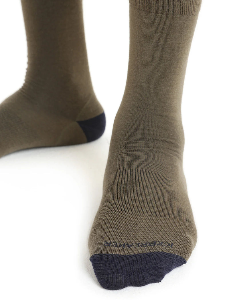 Men's Merino Lifestyle Fine Gauge Crew Sock