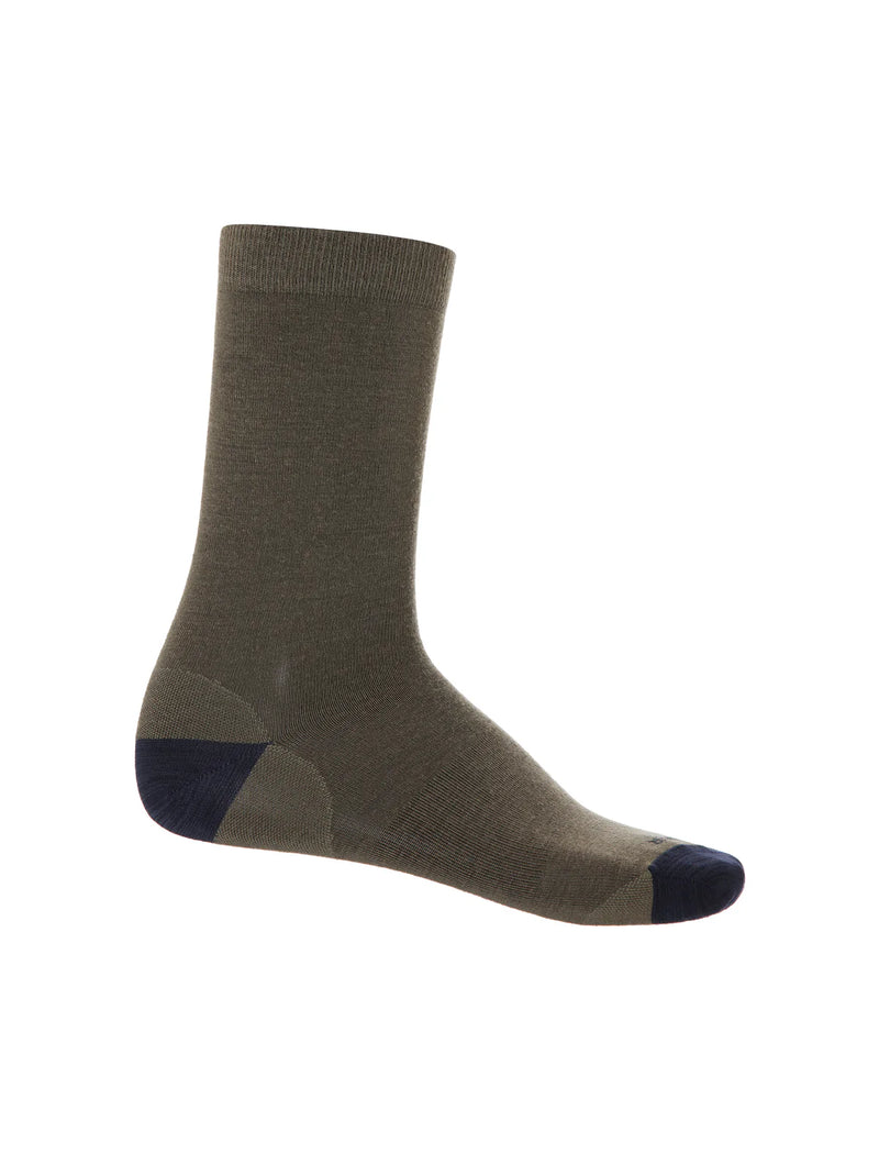 Men's Merino Lifestyle Fine Gauge Crew Sock