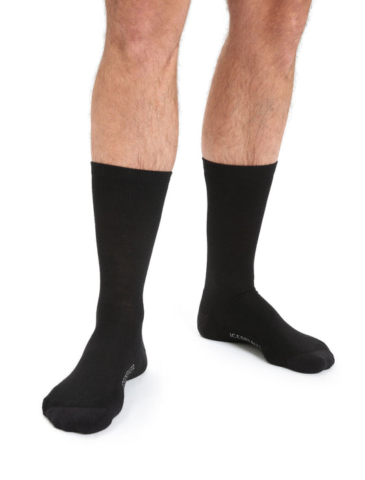 Mens Merino Lifestyle Light Crew Socks