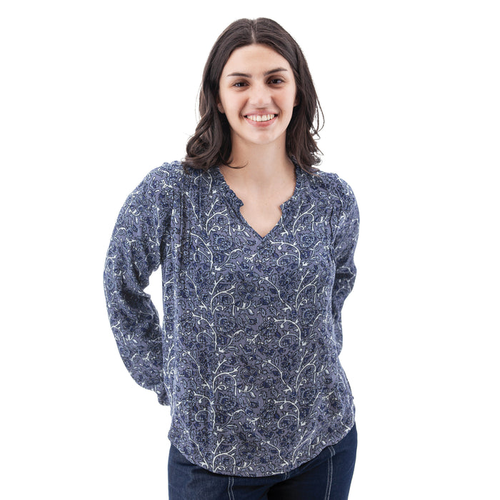 Women's Autumn Peasant Long Sleeve Top