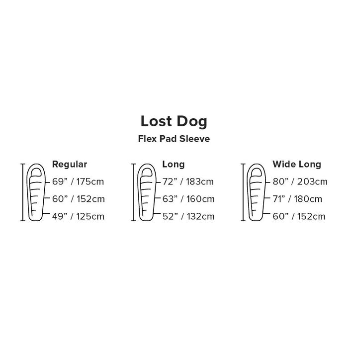 Lost Dog 0° Left-Zip Sleeping Bag - Reg Length