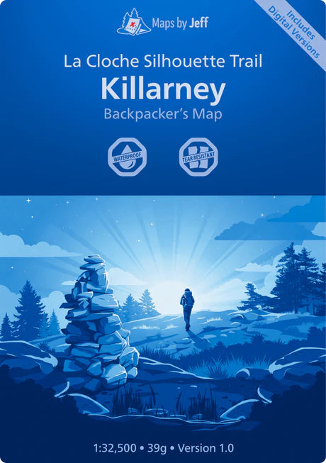 La Cloche Silhouette (Killarney) Backpacking Map