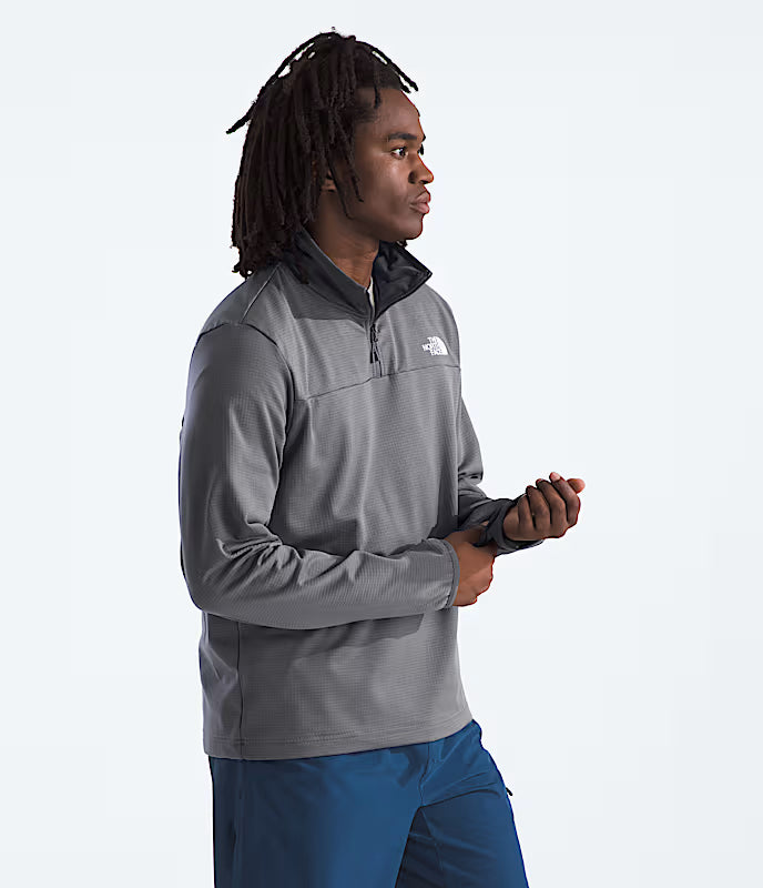 Men’s Cedar Trail Grid Fleece ¼-Zip Sweater