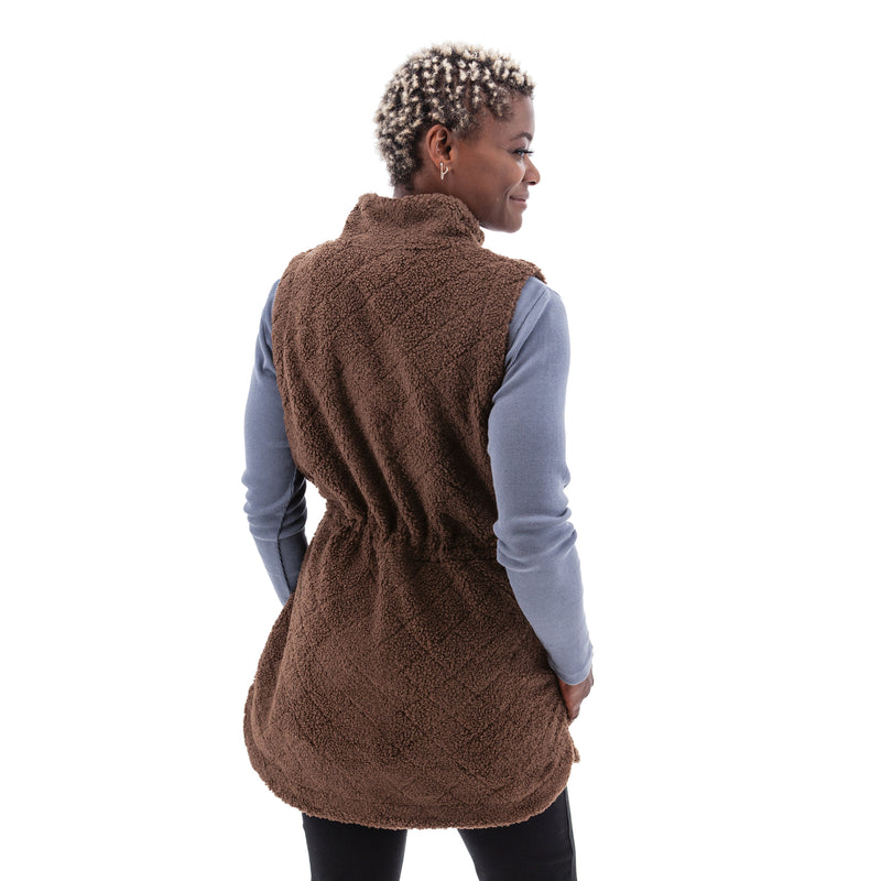 Women's Solstice Sherpa Fleece Long Vest