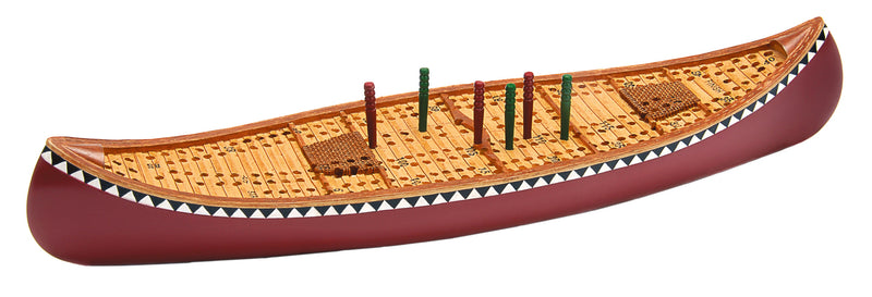Canoe Cribbage Board