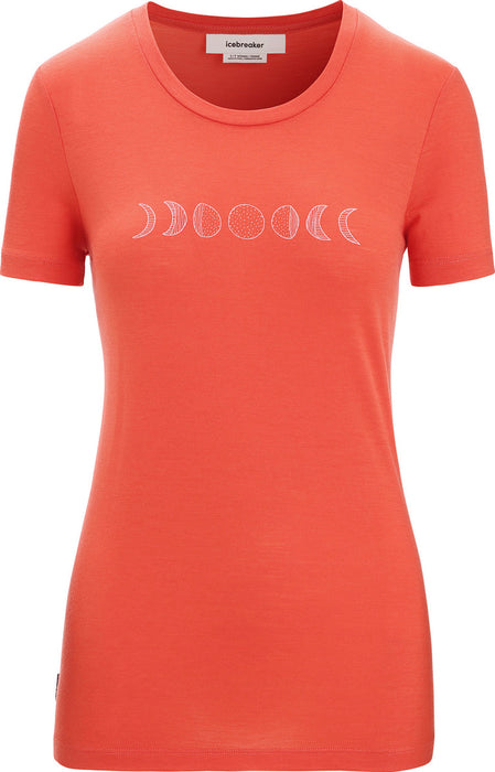 Women's Merino Tech Lite II  Short Sleeve T-Shirt Moon Phase