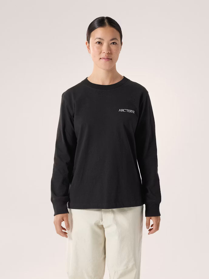 Women's Kragg Cotton Bird Crew Long Sleeve TShirt