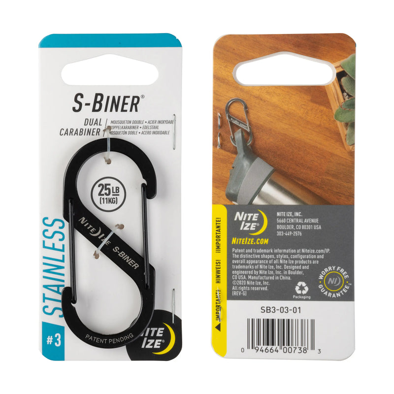 S-BINER Stainless Steel Dual Carabiner - #2