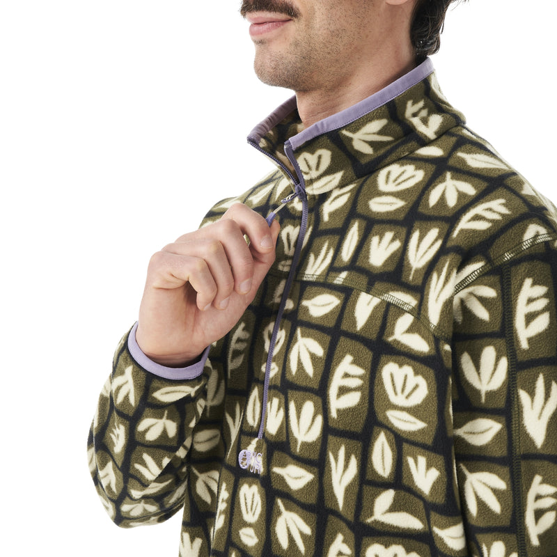 Men's Inaria  1/4 ZIP Fleece Sweater