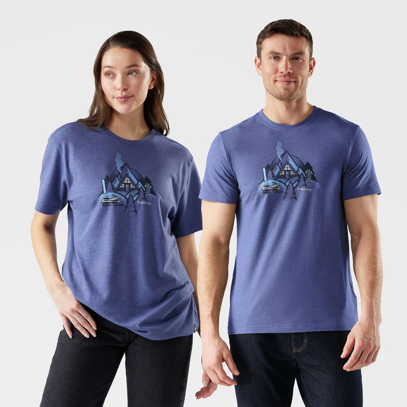 Uni-Sex Alpine A-Frame Short Sleeve Graphic Tee