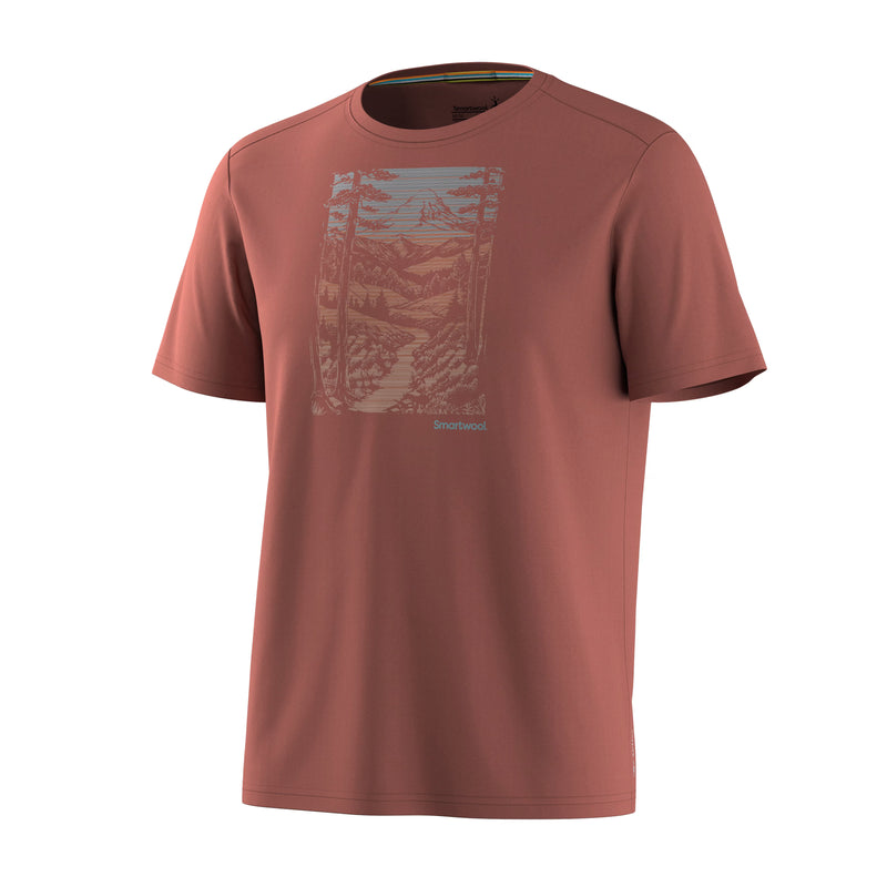 Men's Winding Trail Active Short Sleeve Graphic Tee