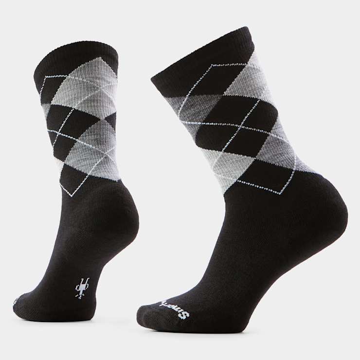 Mens Everyday Diamond Jim Argyle Crew Socks
