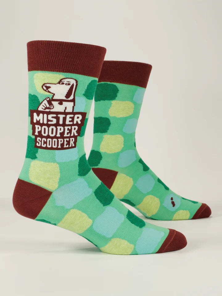 "Mister Pooper Scooper" Men's Crew Sock